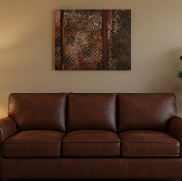 Handmade Other - HANDCRAFTED Painting Abstract Canvas Artwork HANDPAINTED HANDMADE Wall Art Decor